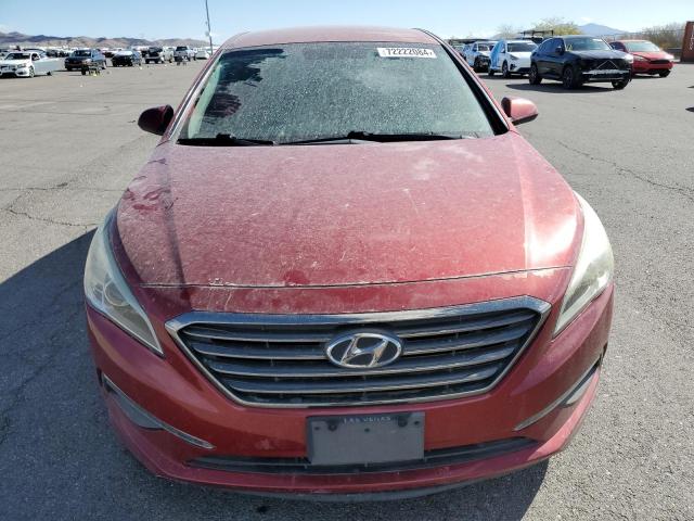 5NPE24AF8FH119789 - 2015 HYUNDAI SONATA SE RED photo 5