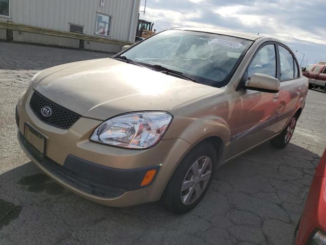 KNADE123586378109 - 2008 KIA RIO BASE GOLD photo 1