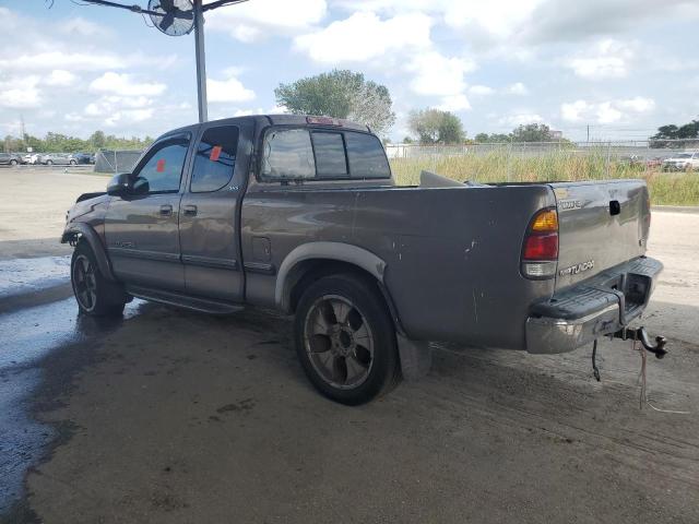 5TBRT3410YS026795 - 2000 TOYOTA TUNDRA ACCESS CAB ნაცრისფერი ფოტო 2