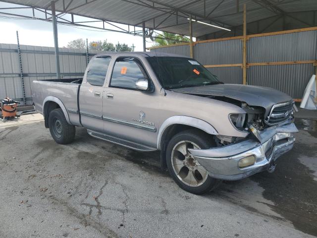 5TBRT3410YS026795 - 2000 TOYOTA TUNDRA ACCESS CAB ნაცრისფერი ფოტო 4