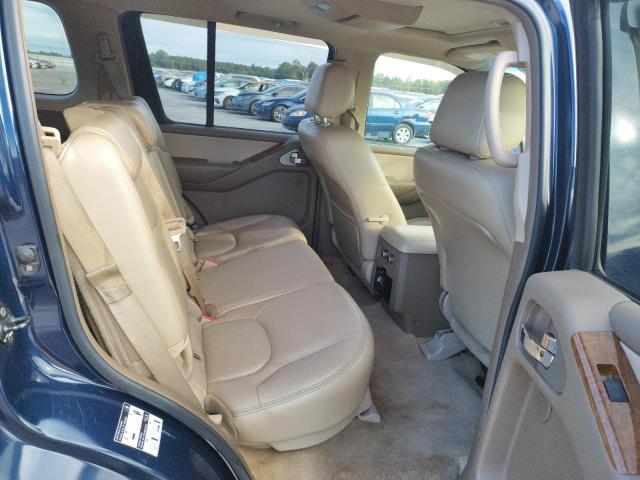 5N1AR18U46C641033 - 2006 NISSAN PATHFINDER LE BLUE photo 10