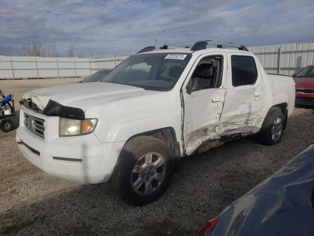 2HJYK16587H000268 - 2007 HONDA RIDGELINE RTL WHITE photo 1