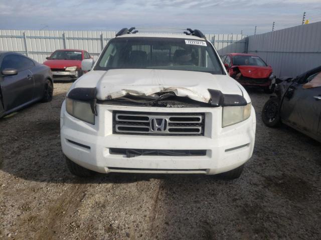 2HJYK16587H000268 - 2007 HONDA RIDGELINE RTL WHITE photo 5