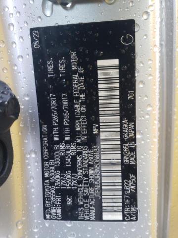 JTENU5JR3N6068183 - 2022 TOYOTA 4RUNNER SR5/SR5 PREMIUM 银色 照片 13