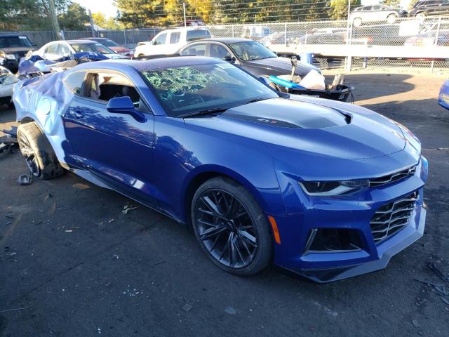 1G1FJ1R60L0143404 - 2020 CHEVROLET CAMARO ZL1 蓝色 照片 4