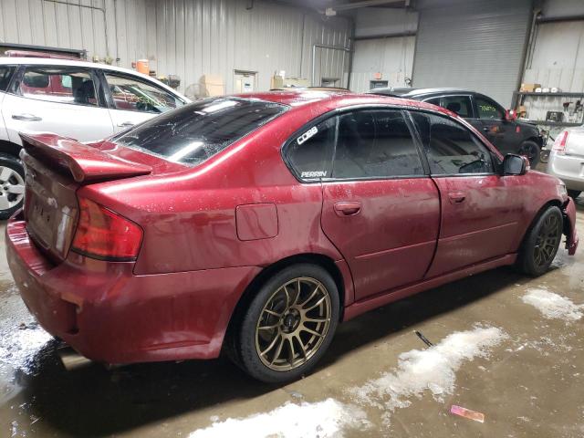 4S3BL676694212128 - 2009 SUBARU LEGACY 2.5 GT RED photo 3