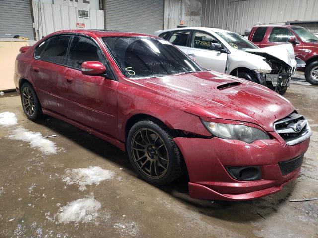 4S3BL676694212128 - 2009 SUBARU LEGACY 2.5 GT RED photo 4