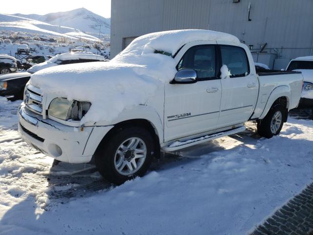 5TBDT44186S518150 - 2006 TOYOTA TUNDRA DOUBLE CAB SR5 WHITE photo 1