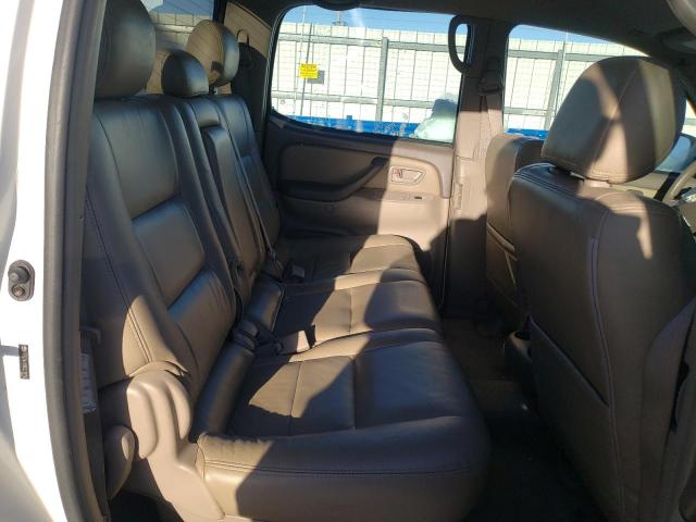 5TBDT44186S518150 - 2006 TOYOTA TUNDRA DOUBLE CAB SR5 WHITE photo 10