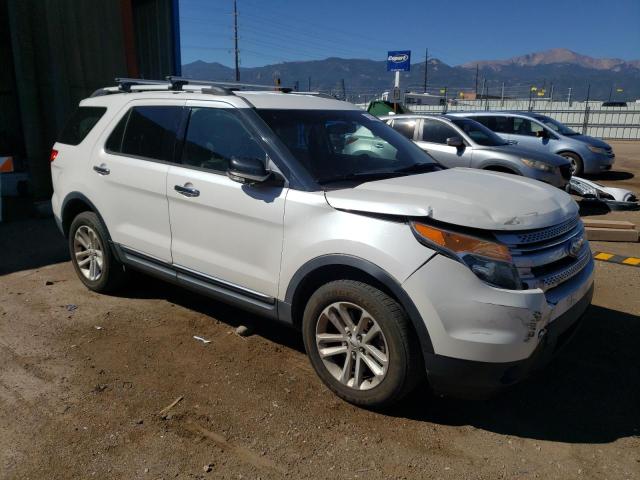 1FM5K8D83EGC47716 - 2014 FORD EXPLORER XLT WHITE photo 4