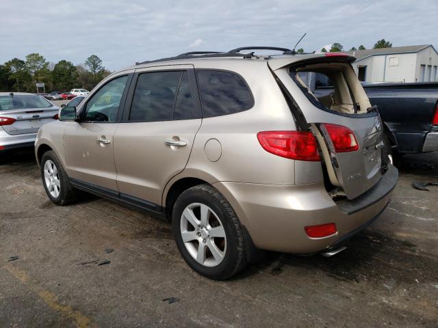 5NMSH13E77H100931 - 2007 HYUNDAI SANTA FE SE BEIGE photo 2