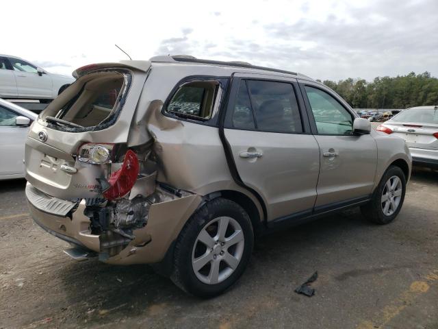 5NMSH13E77H100931 - 2007 HYUNDAI SANTA FE SE BEIGE photo 3