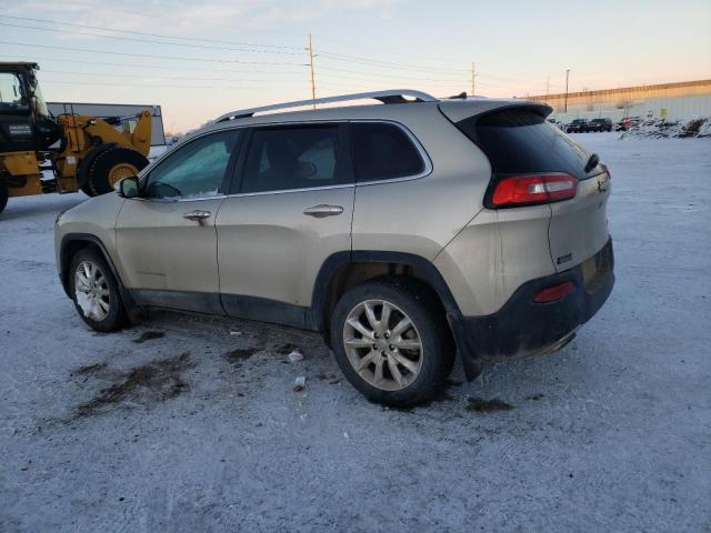 1C4PJLDS1FW731213 - 2015 JEEP CHEROKEE LIMITED TAN photo 2