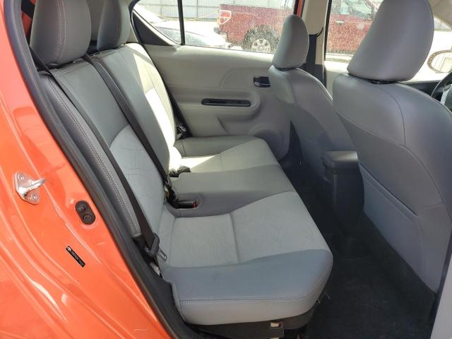 JTDKDTB36E1064681 - 2014 TOYOTA PRIUS C ORANGE photo 10