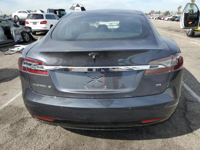 5YJSA1E1XHF191713 - 2017 TESLA MODEL S Մոխրագույն լուսանկար 6