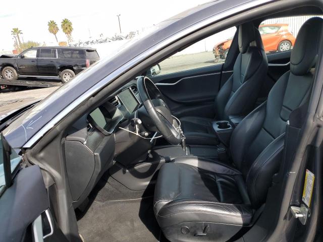 5YJSA1E1XHF191713 - 2017 TESLA MODEL S Մոխրագույն լուսանկար 7