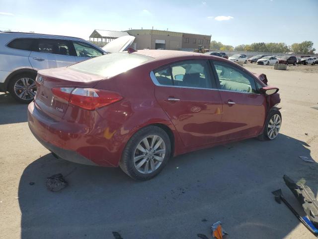 KNAFX4A82F5349803 - 2015 KIA FORTE EX RED photo 3