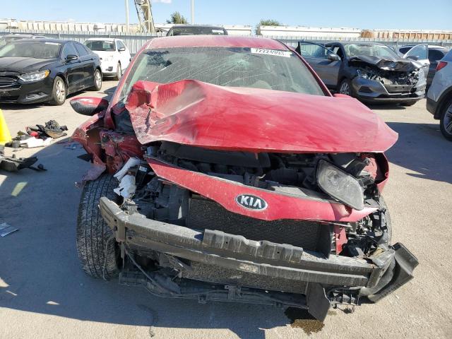 KNAFX4A82F5349803 - 2015 KIA FORTE EX RED photo 5