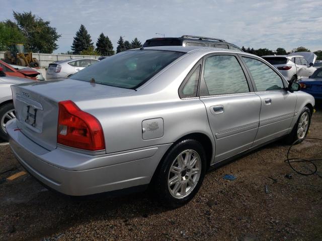 YV1TS59H441373534 - 2004 VOLVO S80 2.5T SILVER photo 3