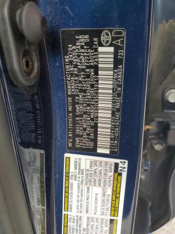 2T1KR32E95C319712 - 2005 TOYOTA COROLLA MA XR BLUE photo 12