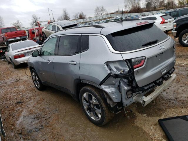 3C4NJCCB7JT358069 - 2018 JEEP COMPASS LIMITED GRAY photo 2