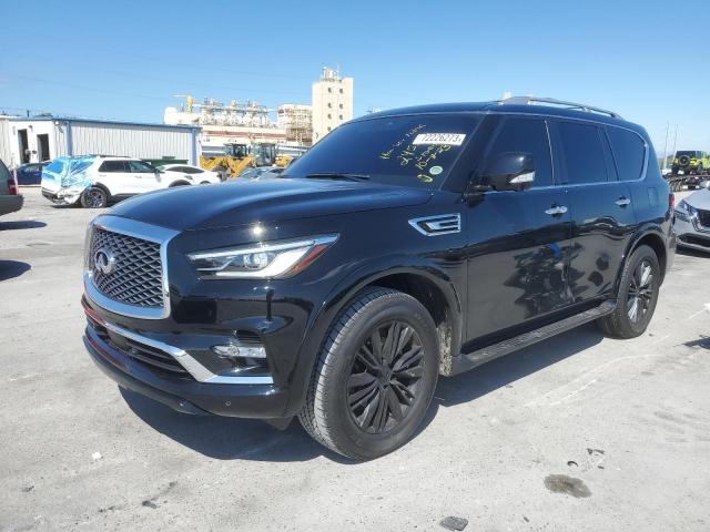 JN8AZ2AF6M9721177 - 2021 INFINITI QX80 LUXE BLACK photo 1