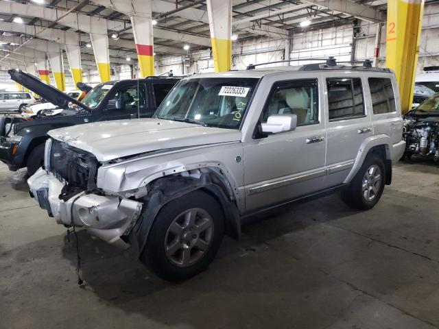 1J8HG68278C152951 - 2008 JEEP COMMANDER OVERLAND SILVER photo 1