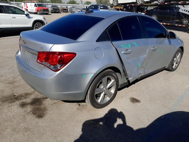 1G1PE5SB8F7222192 - 2015 CHEVROLET CRUZE LT SILVER photo 3