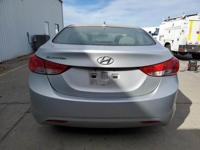 5NPDH4AE0DH365296 - 2013 HYUNDAI ELANTRA GLS SILVER photo 6