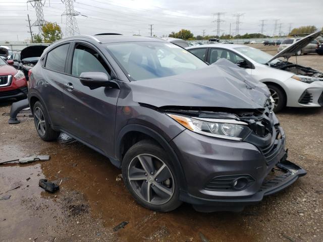 3CZRU6H57NM762612 - 2022 HONDA HR-V EX GRAY photo 4