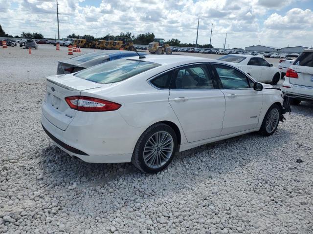 3FA6P0LU3DR303726 - 2013 FORD FUSION SE HYBRID WHITE photo 3