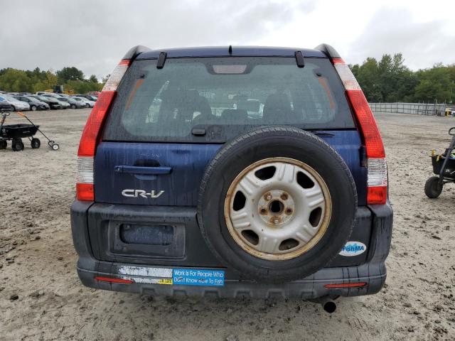 SHSRD68585U307545 - 2005 HONDA CR-V LX BLUE photo 6