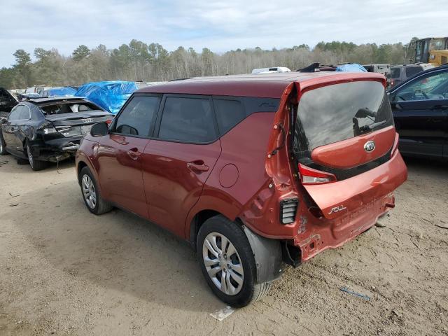 KNDJ23AU0L7052337 - 2020 KIA SOUL LX ORANGE photo 2