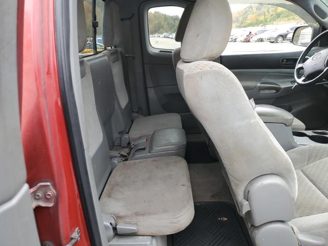5TEUU42N89Z655882 - 2009 TOYOTA TACOMA ACCESS CAB წითელი ფოტო 10