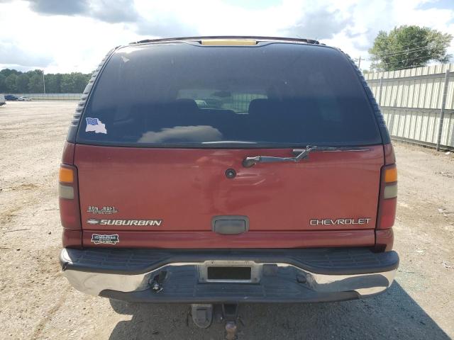 1GNEC16Z12J173491 - 2002 CHEVROLET SUBURBAN C1500 BURGUNDY photo 6