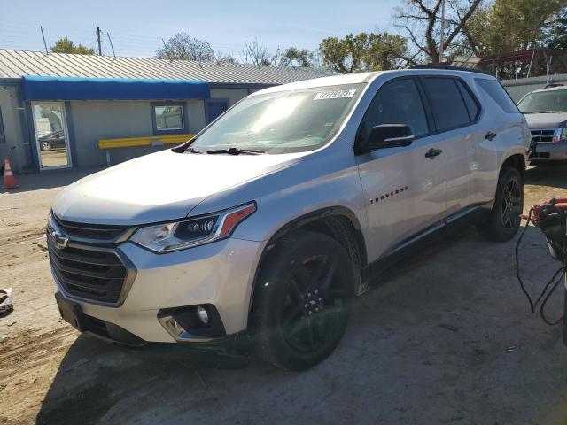 1GNEVKKW9LJ201647 - 2020 CHEVROLET TRAVERSE PREMIER SILVER photo 1