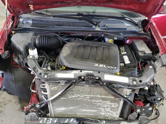 2A4RR8DG5BR744909 - 2011 CHRYSLER TOWN & COU TOURING L RED photo 12