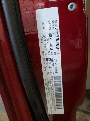 2A4RR8DG5BR744909 - 2011 CHRYSLER TOWN & COU TOURING L RED photo 14