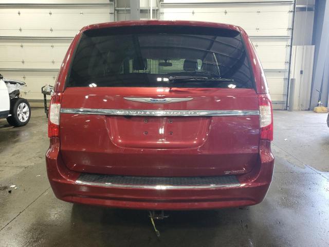 2A4RR8DG5BR744909 - 2011 CHRYSLER TOWN & COU TOURING L RED photo 6