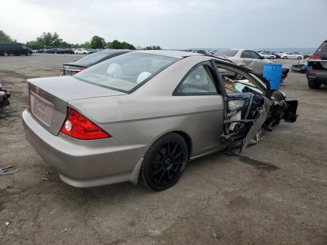 1HGEM22664L048325 - 2004 HONDA CIVIC LX TAN photo 3