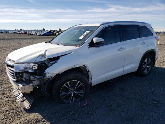 5TDJKRFH3GS353890 - 2016 TOYOTA HIGHLANDER XLE WHITE photo 1