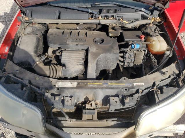 1G8AN15F57Z124919 - 2007 SATURN ION LEVEL 2 წითელი ფოტო 11