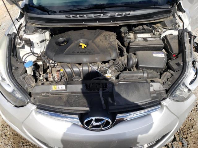 KMHDH4AH8FU447159 - 2015 HYUNDAI ELANTRA SE SILVER photo 11