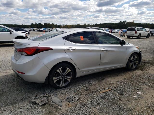 KMHDH4AH8FU447159 - 2015 HYUNDAI ELANTRA SE SILVER photo 3