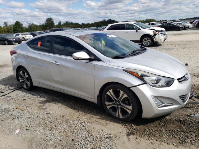 KMHDH4AH8FU447159 - 2015 HYUNDAI ELANTRA SE SILVER photo 4