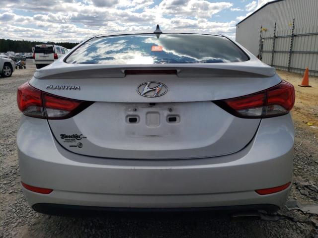 KMHDH4AH8FU447159 - 2015 HYUNDAI ELANTRA SE SILVER photo 6