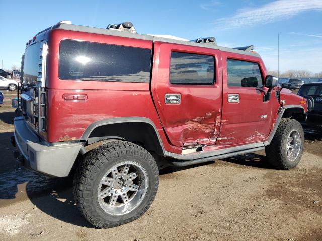 5GRGN23U14H101970 - 2004 HUMMER H2 RED photo 3