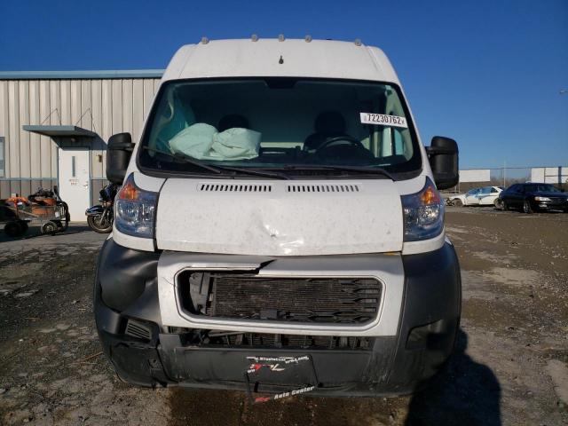 3C6TRVDGXKE509585 - 2019 RAM PROMASTER 2500 HIGH WHITE photo 5