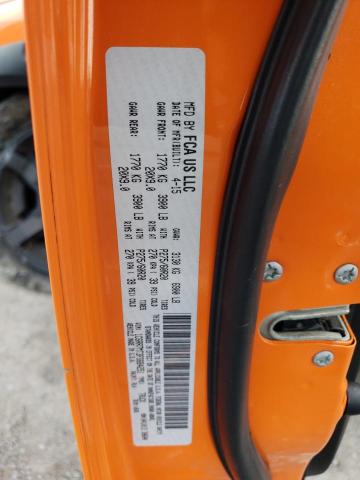 1C6RR7MT3FS684251 - 2015 RAM 1500 SPORT ORANGE photo 12