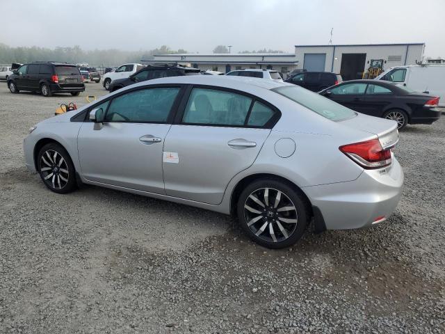 19XFB2F97EE045652 - 2014 HONDA CIVIC EXL ვერცხლისფერი ფოტო 2